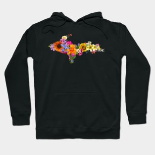 Upper Peninsula Floral Hoodie